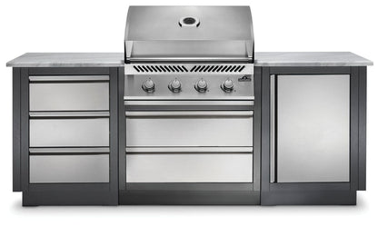 Napoleon Oasis 100 Outdoor Kitchen, Built-in 500 Series 32
