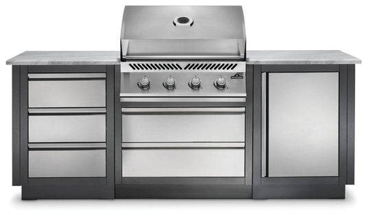 Napoleon Oasis 100 Outdoor Kitchen, Built-in 500 Series 32