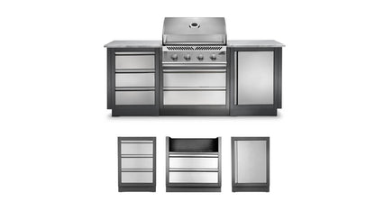 Napoleon Oasis 100 Outdoor Kitchen, Built-in 500 Series 32