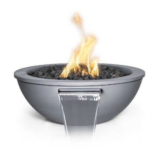 Sedona Powdercoated Steel Fire & Water Bowl by The Outdoor Plus - Free Cover Included