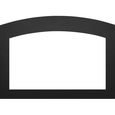 Napoleon Small Arched 4 Sided Faceplate, Black - SABK4F3B3