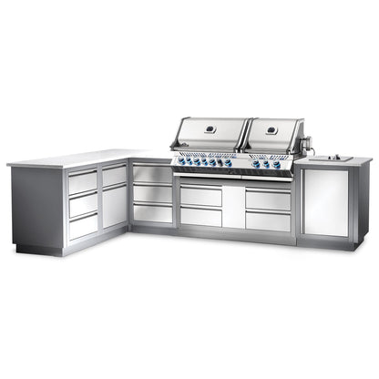 Napoleon Built-In Prestige PRO 825 RBI w/ Infrared Bottom and Rear Burners (Stainless Steel) 9-Burner