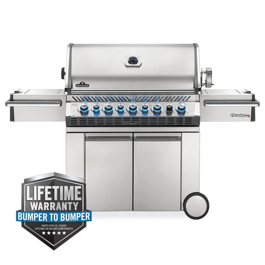 Napoleon Prestige PRO 665 RSIB w/ Infared Side and Rear Burners (Stainless Steel) 8-Burner