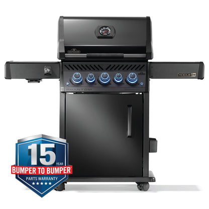Napoleon Rogue PRO-S 425 RSIB Phantom w/ Infrared Side & Rear Burner (Matte Black) 5-Burner