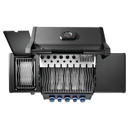Napoleon Rogue PRO-S 425 RSIB Phantom w/ Infrared Side & Rear Burner (Matte Black) 5-Burner