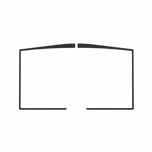 Osburn Black Steel Door Overlay for Stratford II Wood Fireplace