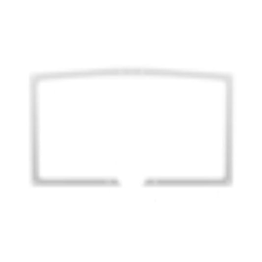 Osburn Brushed Nickel Door Overlay for Everest II Wood Fireplace