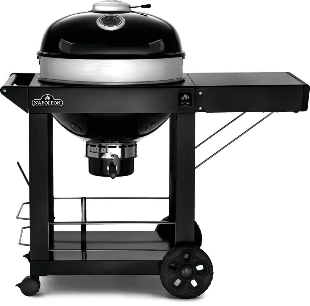 Napoleon Professional 22 Charcoal Cart 22" Kettle Grill with Cart