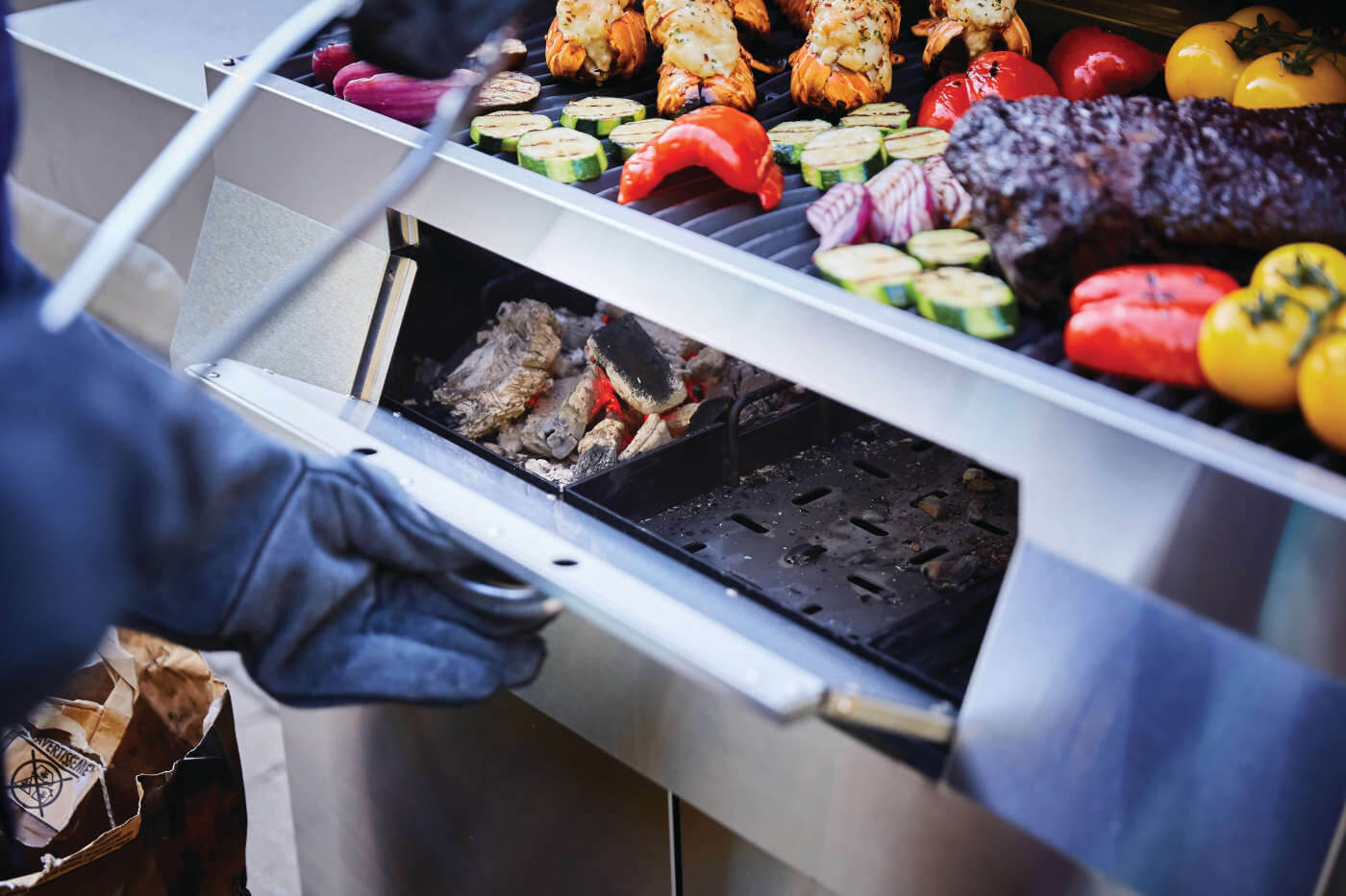 Napoleon Professional 605 Charcoal Cart Full Size Cart Grill