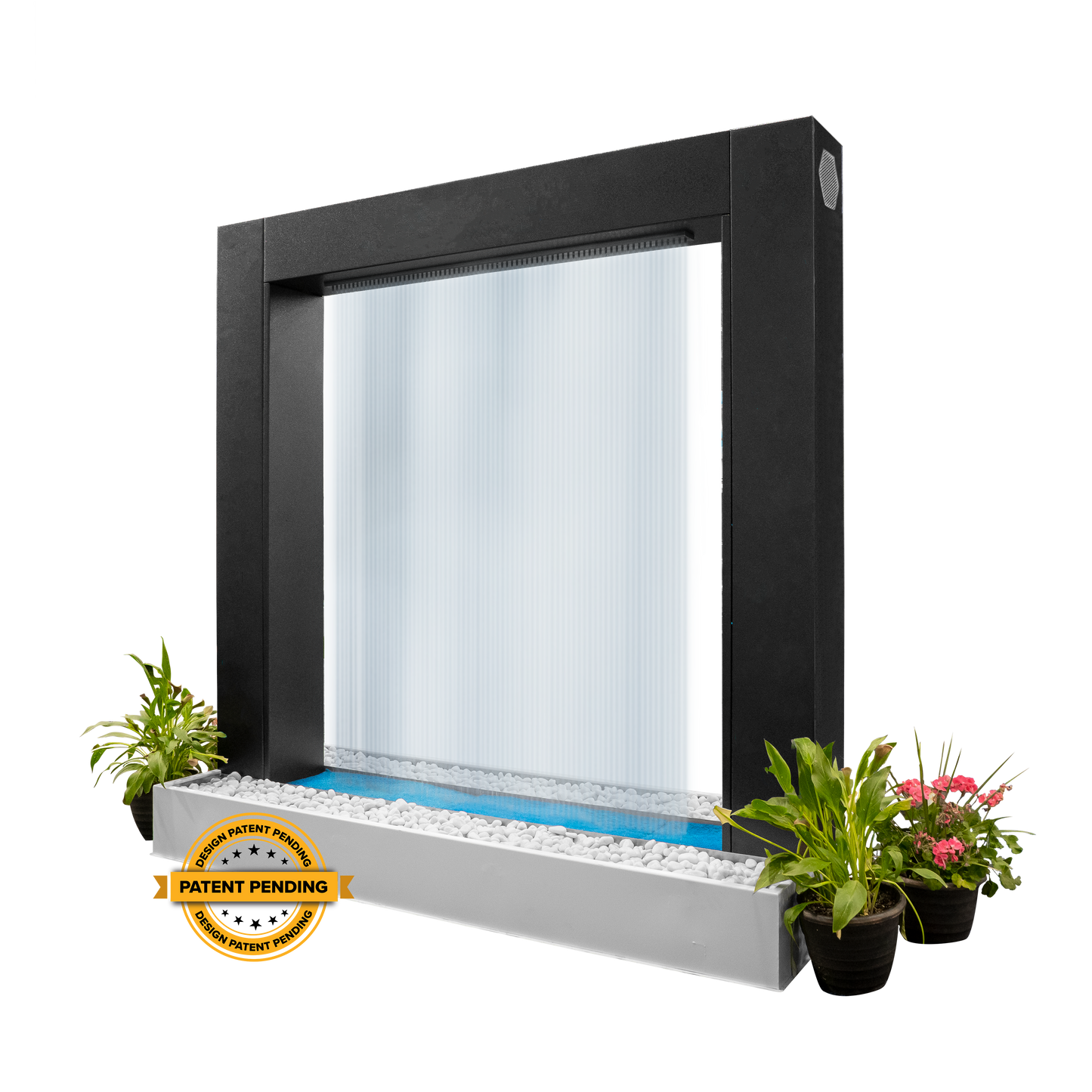 Paradise Fall -  Metal Powder Coat - LED Waterfall Feature by The Outdoor Plus
