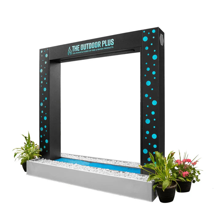 Paradise Fall -  Metal Powder Coat - LED Waterfall Feature by The Outdoor Plus