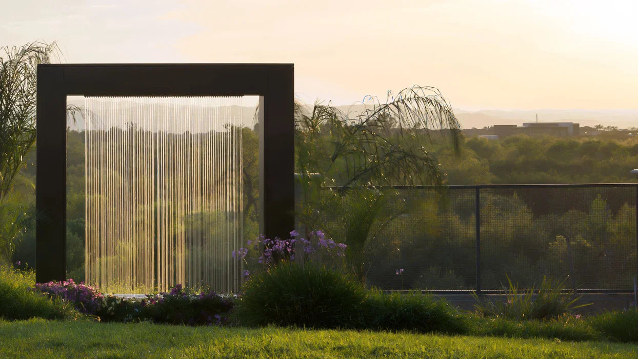 Paradise Fall -  Metal Powder Coat - LED Waterfall Feature by The Outdoor Plus