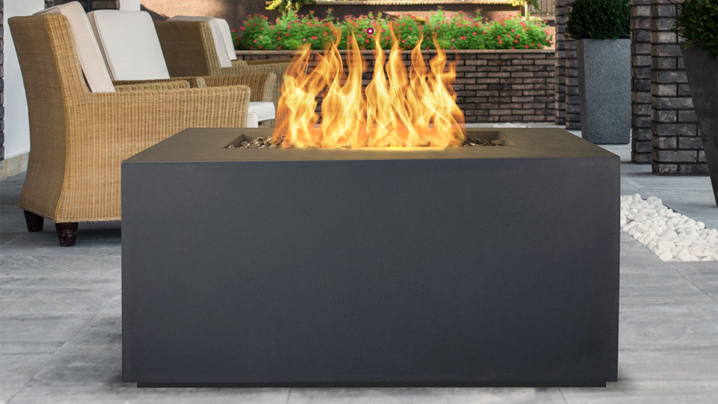 Pismo Concrete Gas Fire Pit by The Outdoor Plus - Free Cover Included