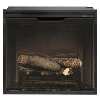 Dimplex Revillusion 24" Built-in Electric Firebox With Weathered Concrete Interior