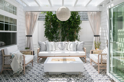 Del Mar Concrete Fire Pit by The Outdoor Plus - Free Cover Included