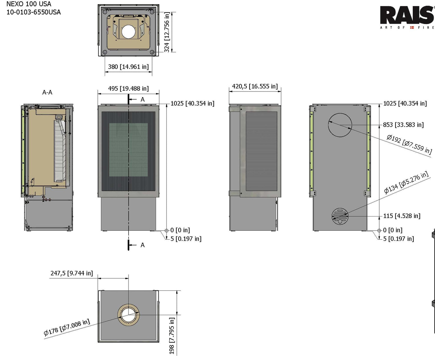 Nexo 100 Gas Stove