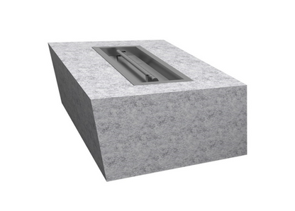 Rectangular Gas Fire Pit Kit - Ready-to-Finish - 72" x 24" x 16" by The Outdoor Plus