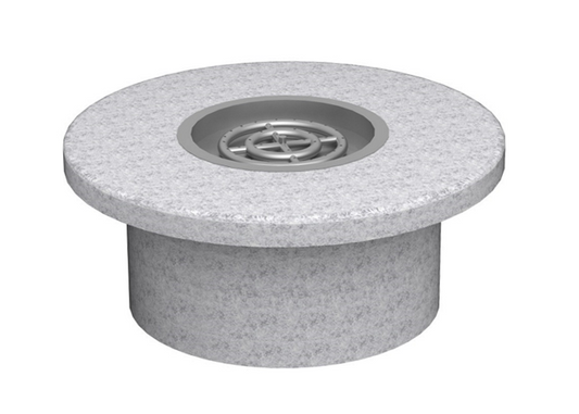 Round Gas Fire Table Kit - Ready-to-Finish - 48" x 24" by The Outdoor Plus