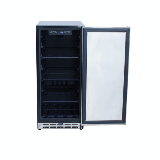 15" Outdoor Rated Fridge with Stainless Door