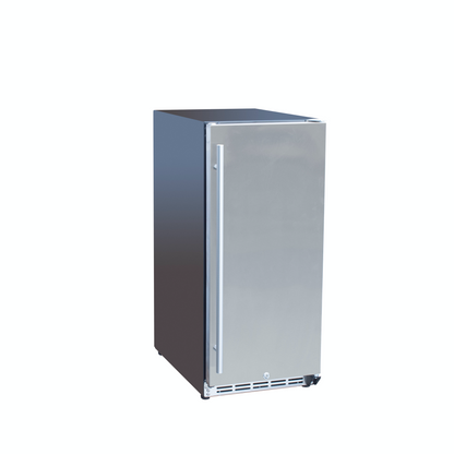15" Outdoor Rated Fridge with Stainless Door
