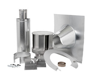 Napoleon 2 Story 5x8 Vent Kit, Low Slope