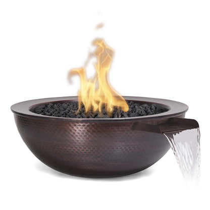 Sedona Copper Fire & Water Bowl by The Outdoor Plus - Free Cover Included