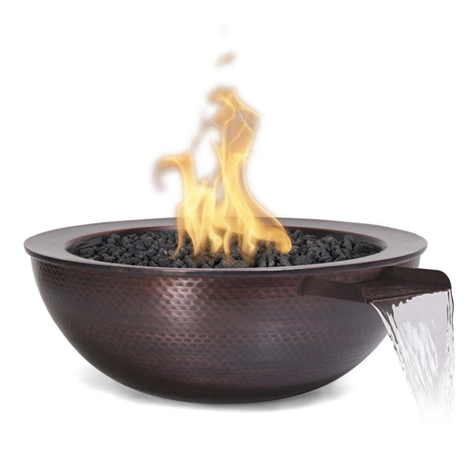 Sedona Copper Fire & Water Bowl by The Outdoor Plus - Free Cover Included