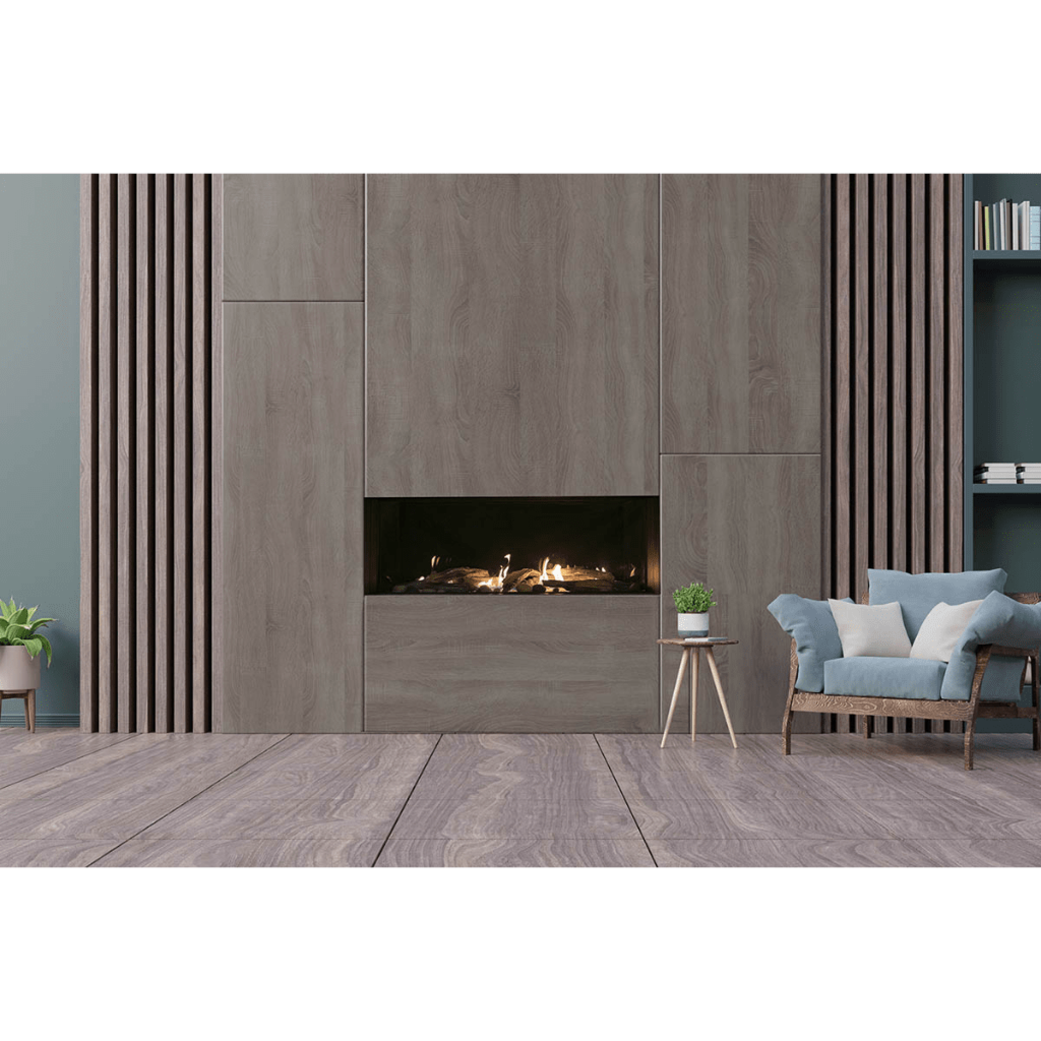 Sierra Flame by Amantii 40"/50"/60" Vienna Direct Vent Linear Gas Fire ...