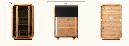 Thermory Natural Square Sauna