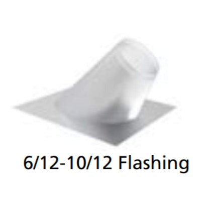 Superior 6SPF10 6/12 - 10/12 Pitch Roof Flashing for Snap-Pak 6" Wood-Burning Chimney System
