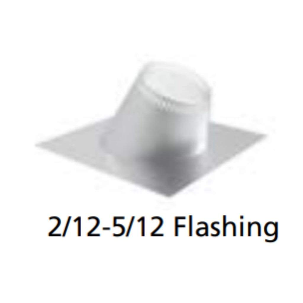 Superior 6SPF5 2/12 - 5/12 Pitch Roof Flashing for Snap-Pak 6" Wood-Burning Chimney System