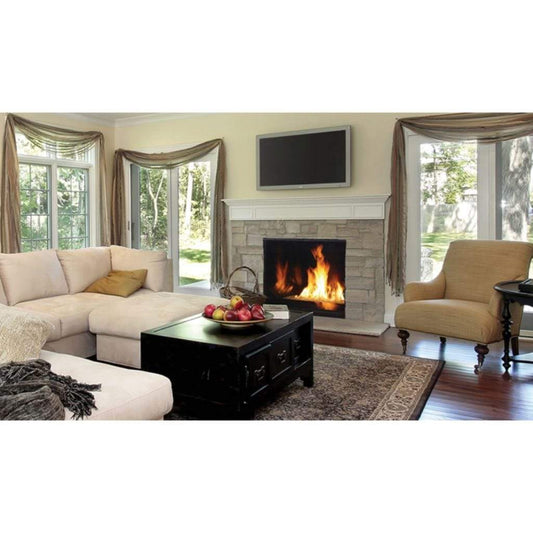 Superior DRC6340 40" Contemporary Direct Vent Natural Gas Fireplace With Electronic Ignition