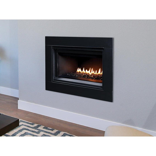 Superior DRL2055 55" Linear Contemporary Direct Vent Natural Gas Fireplace With Electronic Ignition