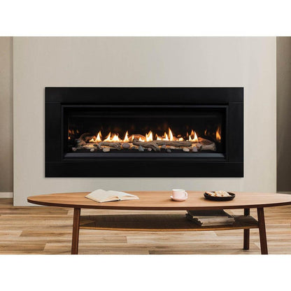 Superior DRL3555 55" Linear Contemporary Direct Vent Natural Gas Fireplace With Electronic Ignition