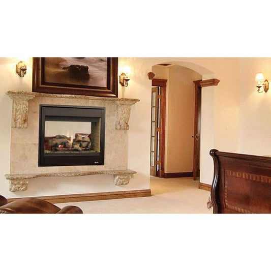 Superior DRT40ST 40" Traditional See-Through Direct Vent Natural Gas Fireplace With Electronic Ignition