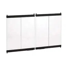 Superior Mosaic Masonry 36" Ebony Bi-Fold Glass Door for WRE6036 and WRT6036 Wood Burning Fireplaces