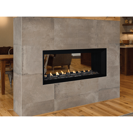 Superior VRL6048 48" Linear Contemporary Vent-Free Propane Gas Fireplace With Electronic Ignition