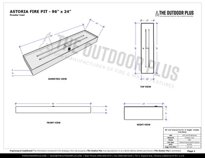 Best quality fire pit | The Astoria Metal Fire Pit by The Outdoor Plus | American Fire Features