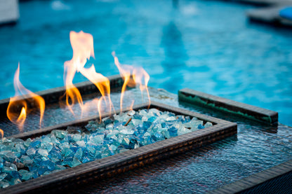 Nile Hammered Copper Fire & Water Bowl by The Outdoor Plus - Free Cover Included