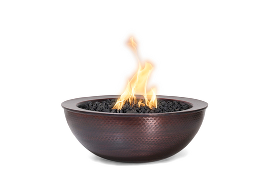 Sedona Copper Fire Bowl by The Outdoor Plus - Free Cover Included