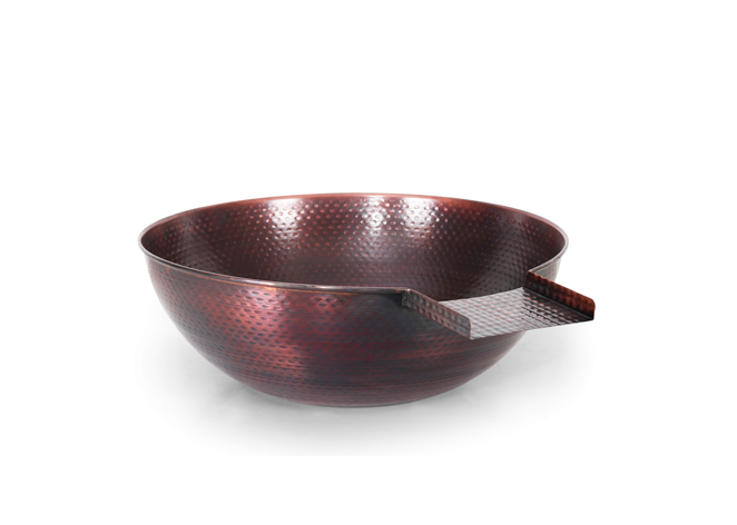Sedona Copper Water Bowl by The Outdoor Plus - Free Cover Included