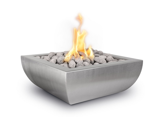 Avalon Stainless Steel Fire Bowl by The Outdoor Plus - Free Cover Included