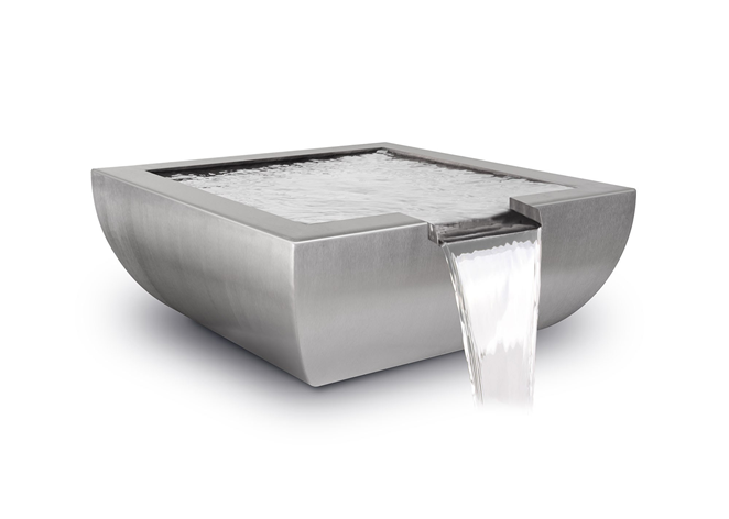 Avalon Stainless Steel Water Bowl by The Outdoor Plus - Free Cover Included