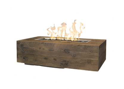 Coronado Wood Grain Fire Pit by The Outdoor Plus - Free Cover Included