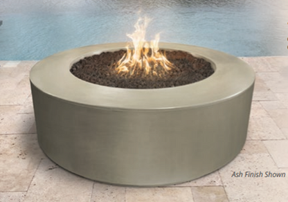 Florence Concrete Fire Pit 54" by The Outdoor Plus - Free Cover Included