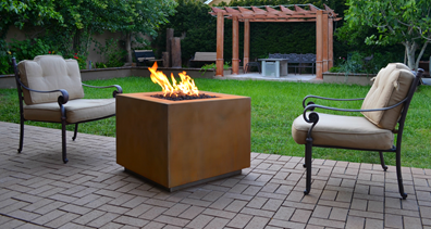 Forma Fire Pit by The Outdoor Plus - Free Cover Included