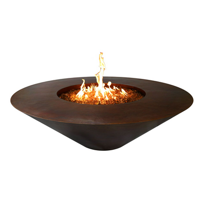 Cazo Round Copper Fire Pit by The Outdoor Plus - Free Cover Included