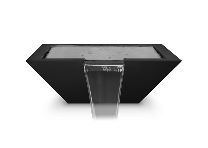 The Outdoor Plus Maya Powdercoated Steel Water Bowl + Free Cover  | American Fire Features