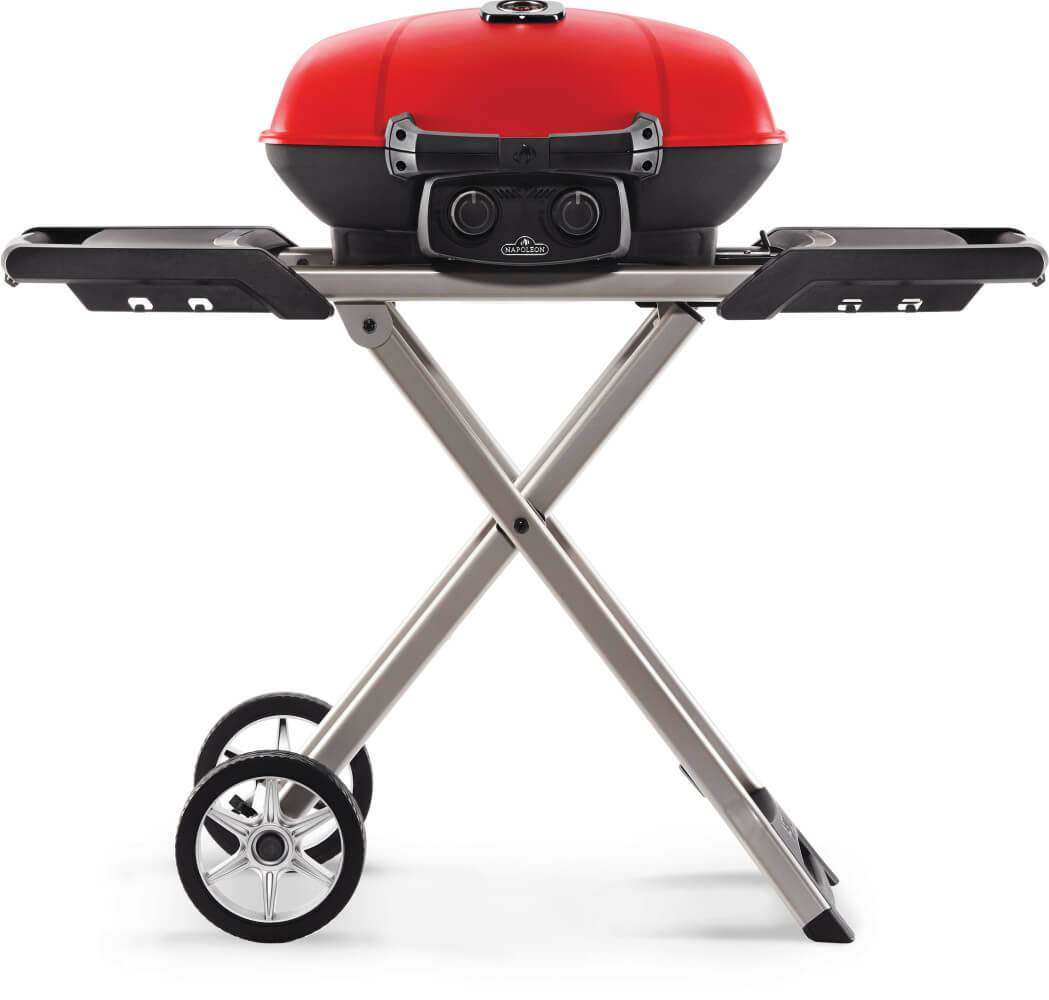 Napoleon TravelQ 285X with Scissor Cart and Griddle