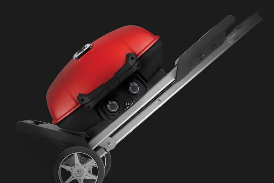 Napoleon TravelQ 285X with Scissor Cart and Griddle